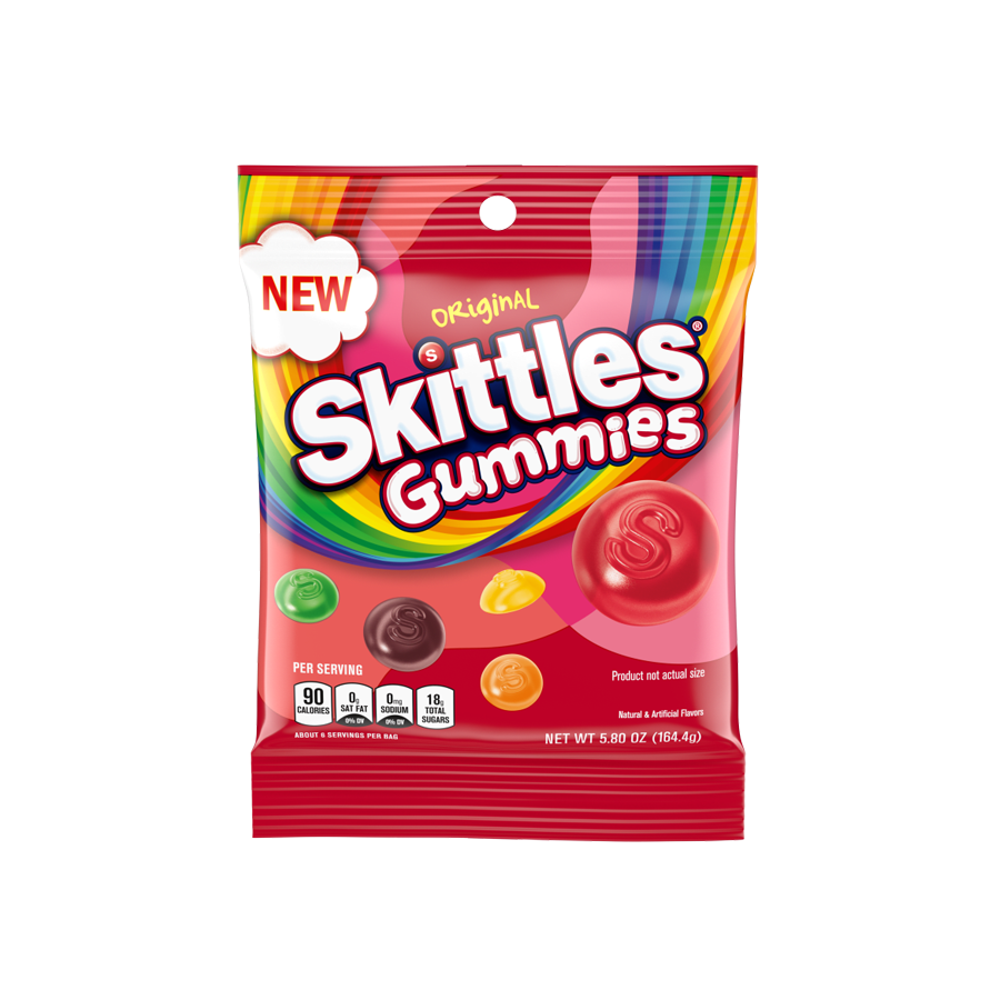 Skittles Gummies Original - 164 grs