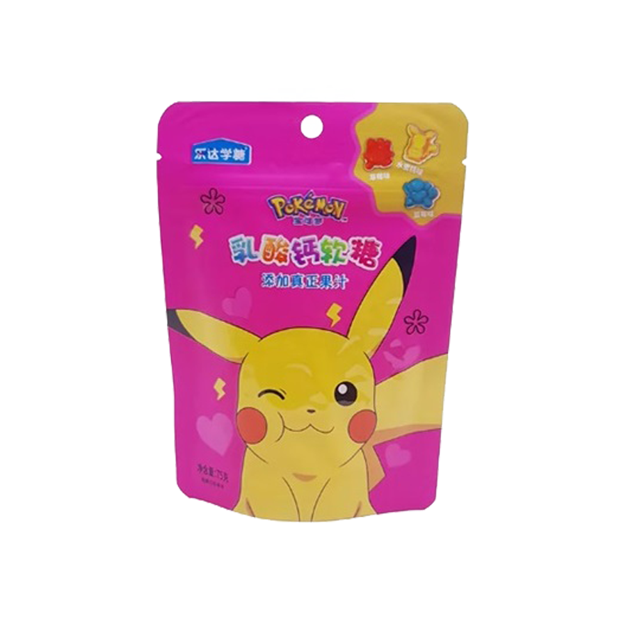 Gomitas de Pokemon Frutas Rosa - 75 grs