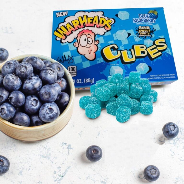 Warheads Cubes Blue Raspberry - 85 grs - Fantastic Sweet