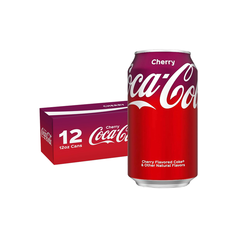 Coca Cola Cherry 350 ml - 12 und - Candy Store 🍬
