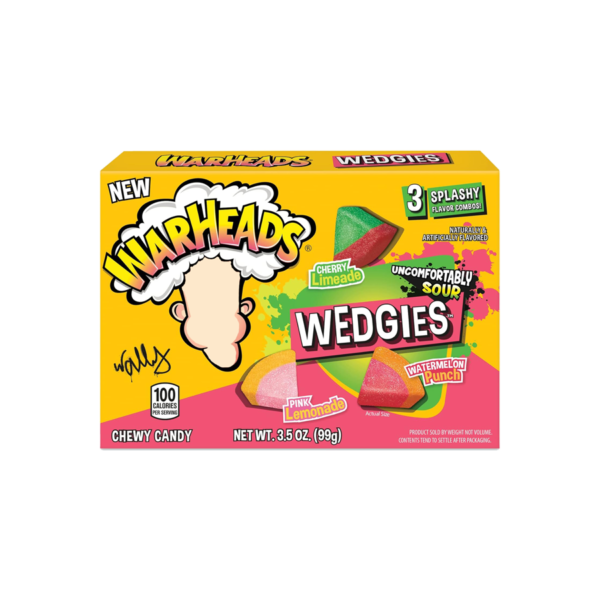 Warheads Wedgies Chewy Candy - 99 grs