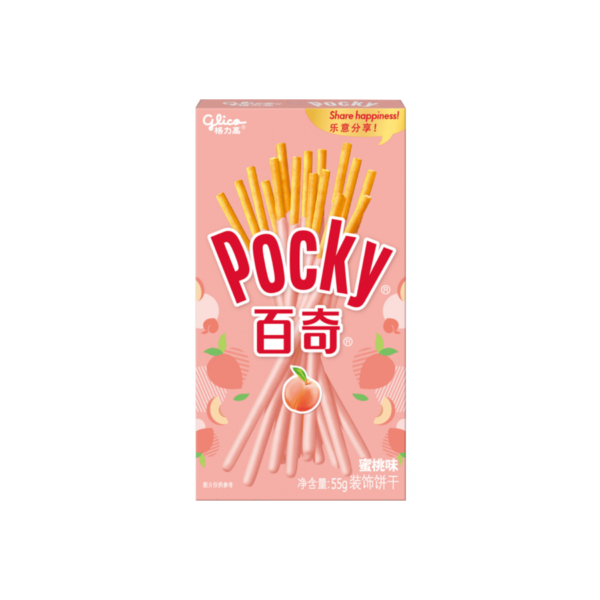 Pocky Durazno - 55 grs