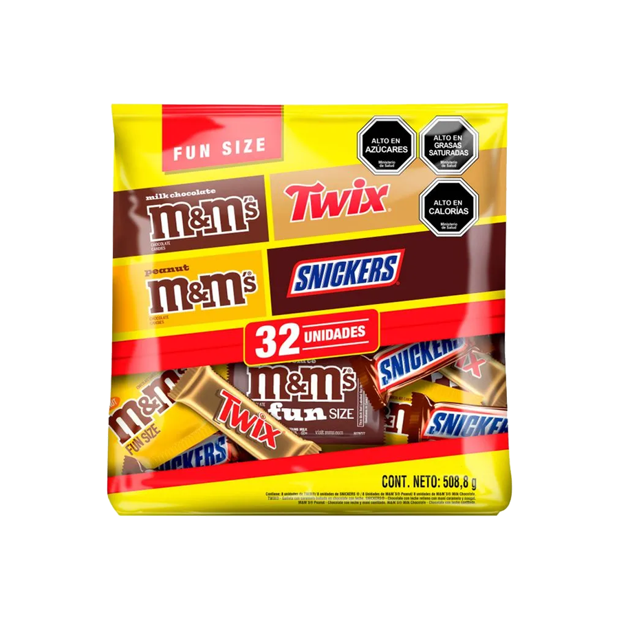 Mix Chocolates Mars Fun Size - 32 und