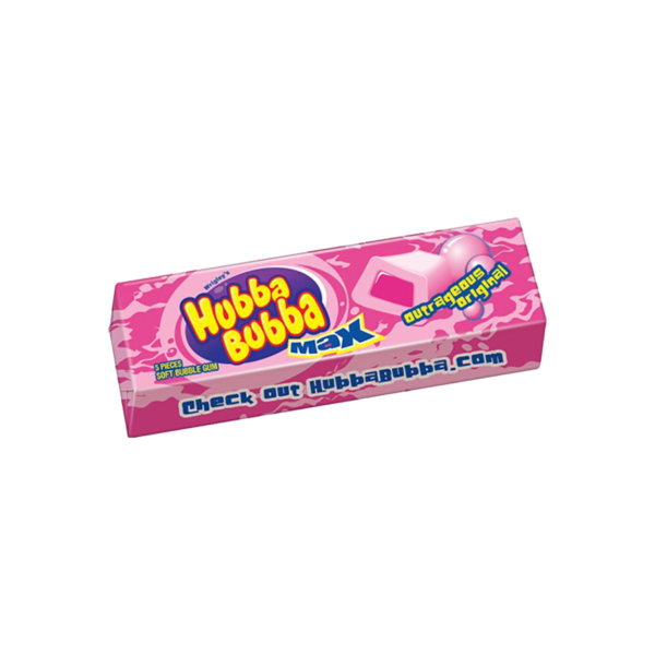 Chicle Hubba Bubba Max Original - 5 piezas