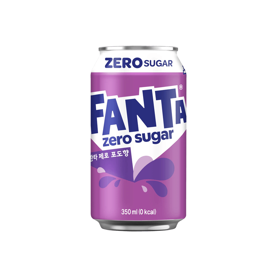 Fanta Grape Zero Coreana - 350 ml
