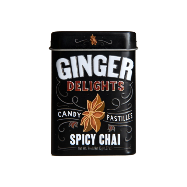 Ginger Delights Candy Pastilles Spicy Chai - 30 grs