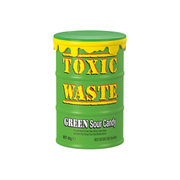 Toxic Waste Green Sour Candy - 42 g