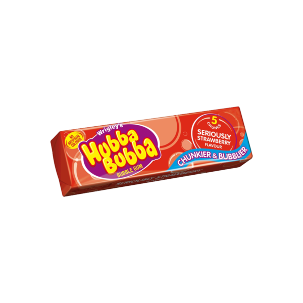 Hubba Bubba Seriously Strawberry - 35 grs