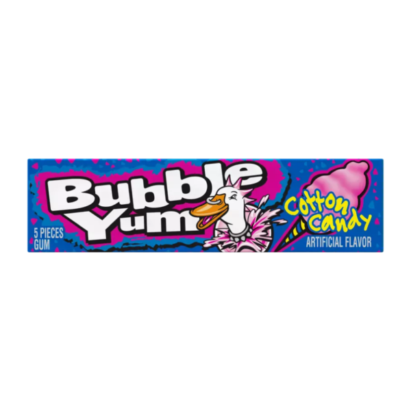 Chicle Bubble Yum Cotton Candy - 5 piezas