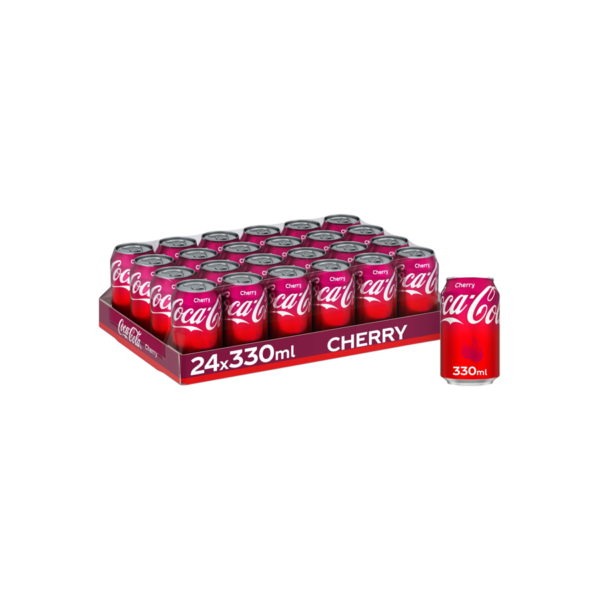 Coca Cola Cherry 330 Display - 24 und
