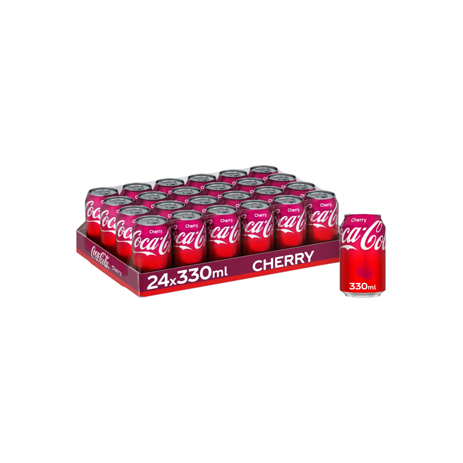 Coca Cola Cherry 330 Display - 24 und