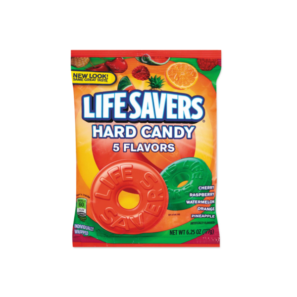 Life Savers Hard Candy 5 Flavors - 177 grs