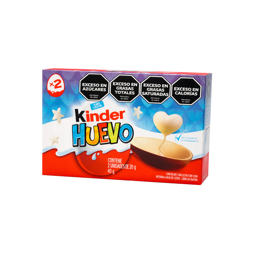 Kinder Huevo Sorpresa x2 - 40 grs