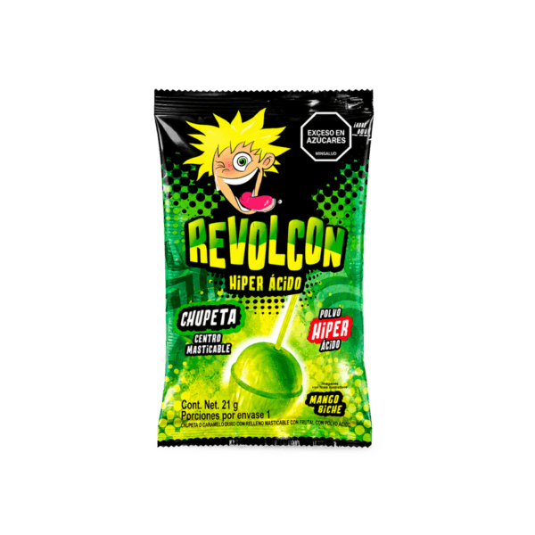 Revolcón Hiper Ácido Chupeta de Mango Biche - 21 grs