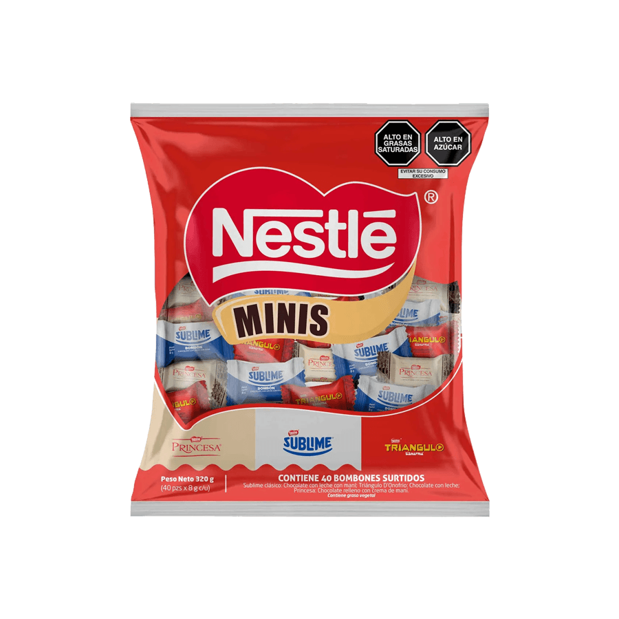 Nestlé Minis Surtidos (Princesa, Sublime y Triángulo) - 320 grs