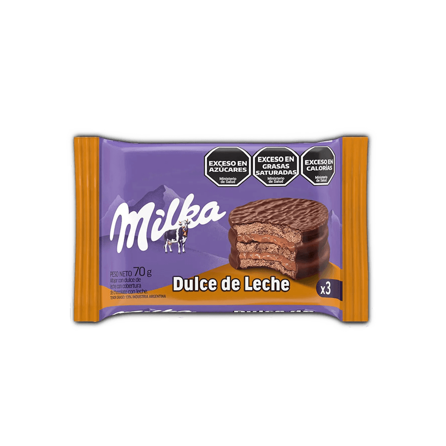 Alfajor Milka Triple Dulce de Leche - 70 grs
