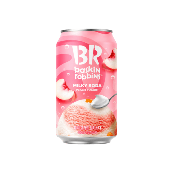 BR Milky Soda Peach Yogurt - 350 ml