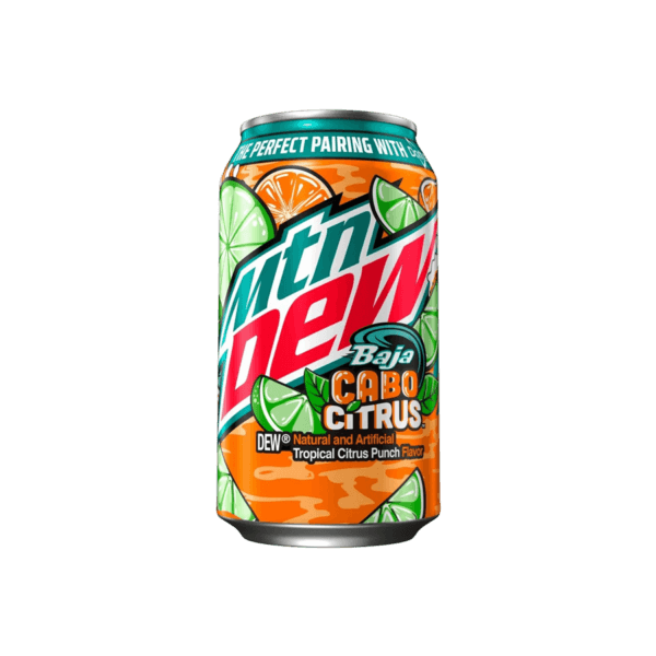 Mountain Dew Baja Cabo Citrus Tropical - 355 ml