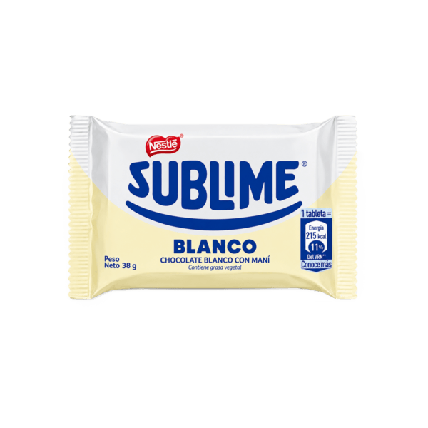 Nestlé Sublime Blanco - 38 grs